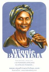 Winnie Byanyima carte postale