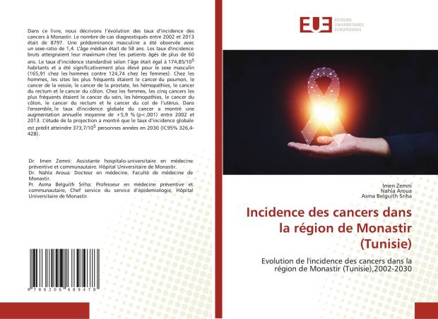 Incidence des cancers dans la région de Monastir (Tunisie)