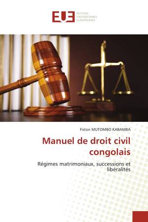 Manuel de droit civil congolais