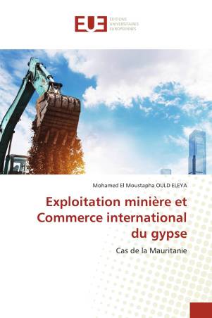 Exploitation minière et Commerce international du gypse