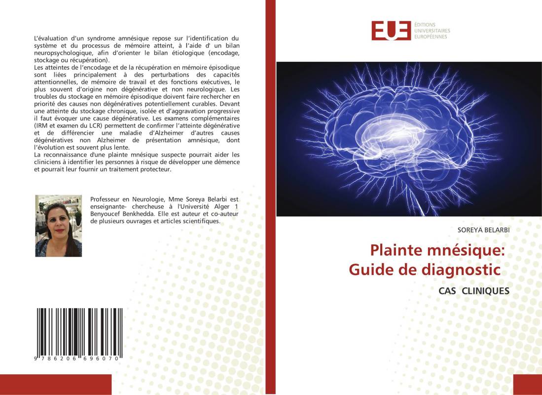 Plainte mnésique: Guide de diagnostic Plainte mnésique: Guide de diagnostic