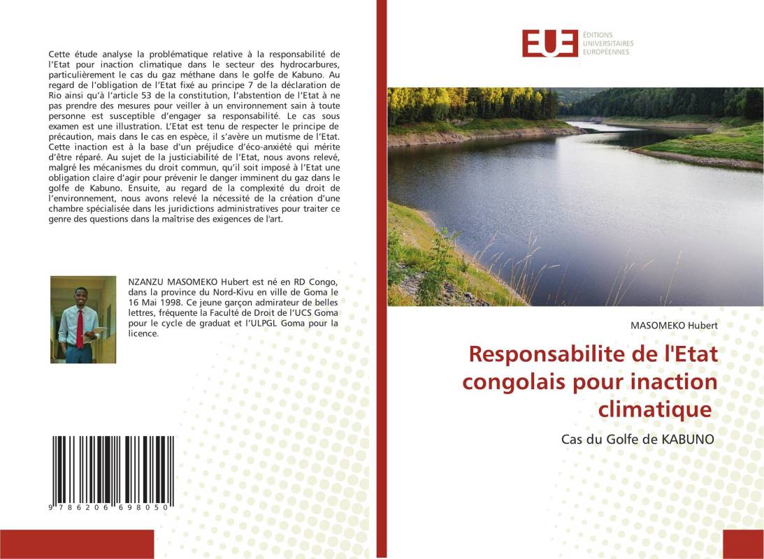 Responsabilite de l'Etat congolais pour inaction climatique