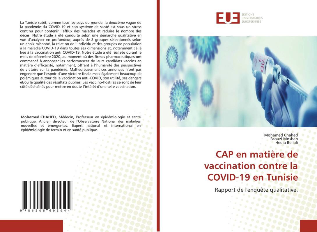 CAP en matière de vaccination contre la COVID-19 en Tunisie
