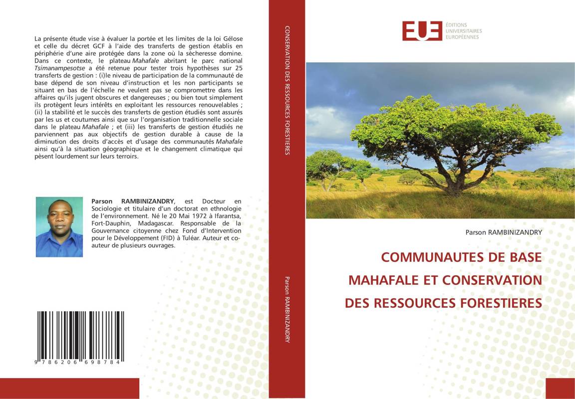 COMMUNAUTES DE BASE MAHAFALE ET CONSERVATION DES RESSOURCES FORESTIERES