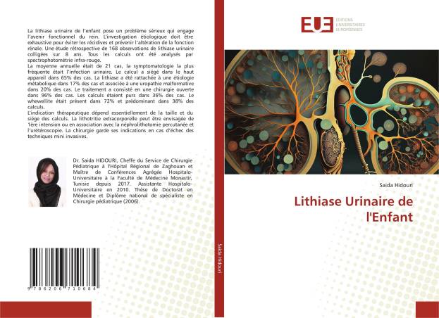 Lithiase Urinaire de l'Enfant