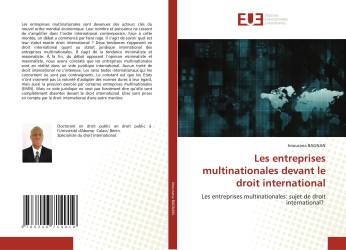 Les entreprises multinationales devant le droit international