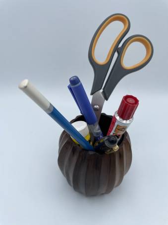 Porte-crayons en ébène Modèle strié ANNIKÊ