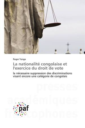 La nationalité congolaise et l&#039;exercice du droit de vote