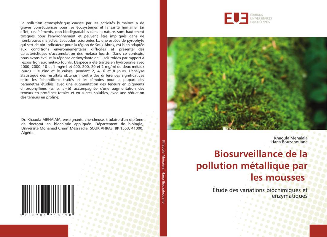 Biosurveillance de la pollution métallique par les mousses