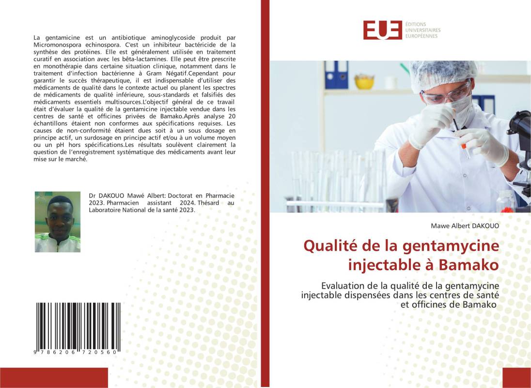 Qualité de la gentamycine injectable à Bamako