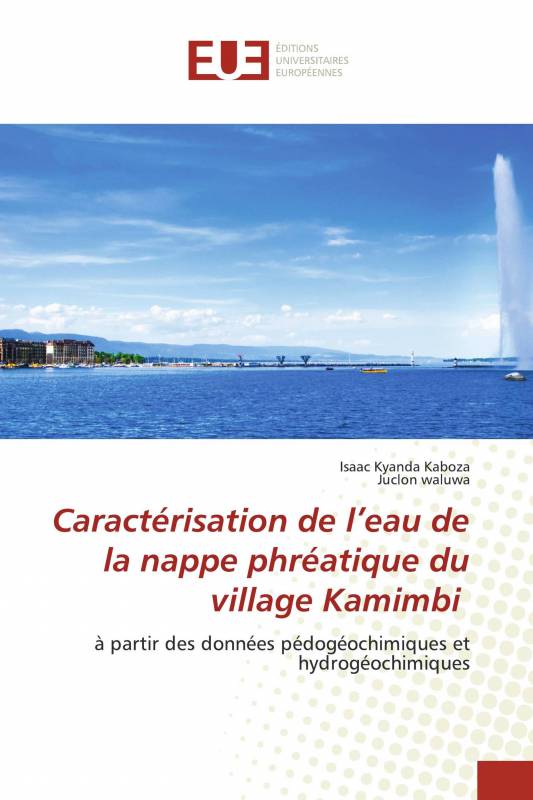 Caractérisation de l’eau de la nappe phréatique du village Kamimbi