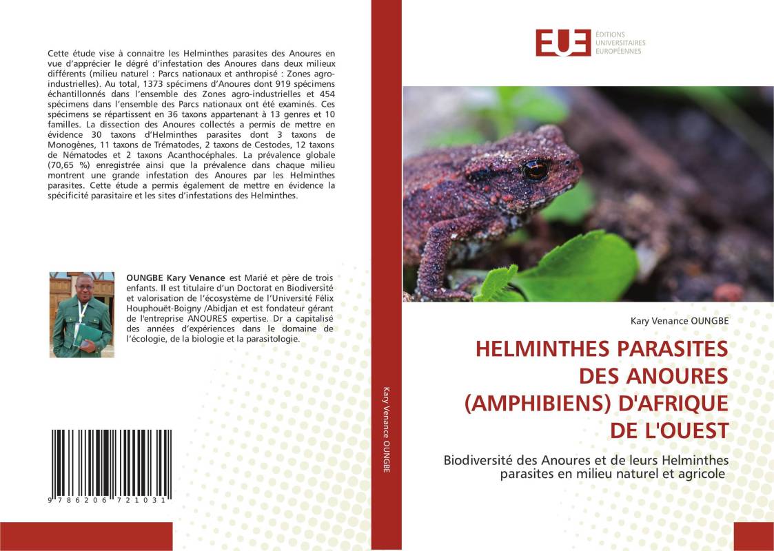 HELMINTHES PARASITES DES ANOURES (AMPHIBIENS) D'AFRIQUE DE L'OUEST