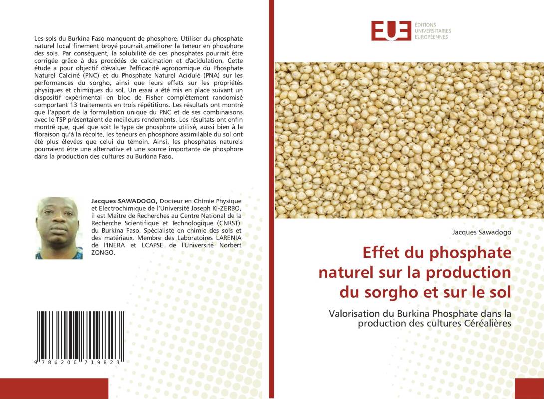 Effet du phosphate naturel sur la production du sorgho et sur le sol