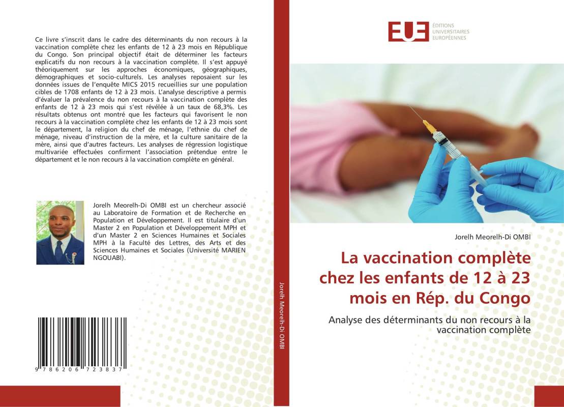 La vaccination complète chez les enfants de 12 à 23 mois en Rép. du Congo