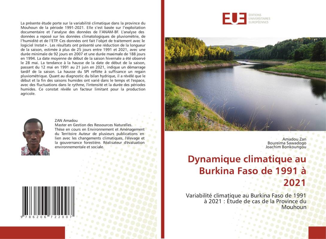 Dynamique climatique au Burkina Faso de 1991 à 2021