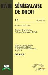 Revue Sénégalaise de Droit N°39 Septembre 2024