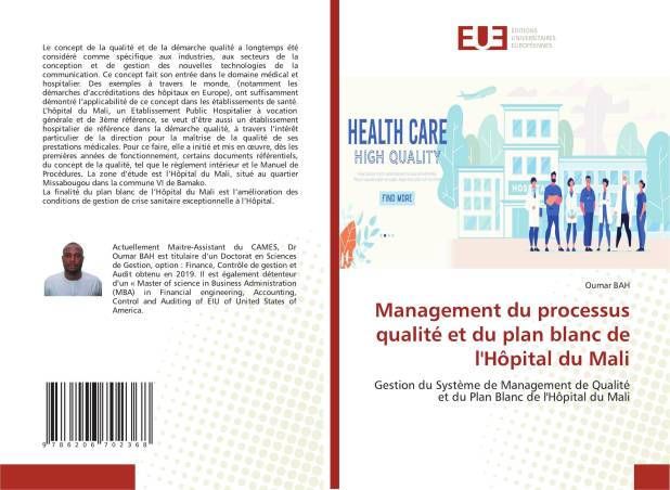 Management du processus qualité et du plan blanc de l&#039;Hôpital du Mali