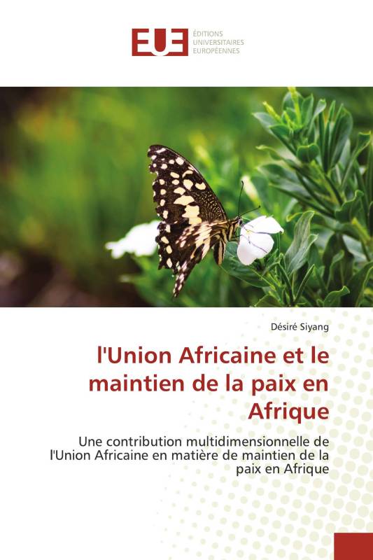 l'Union Africaine et le maintien de la paix en Afrique