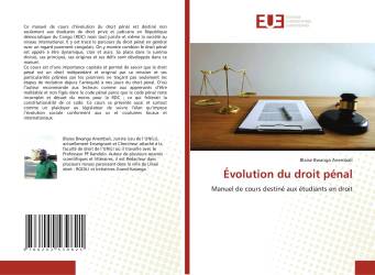 Évolution du droit pénal