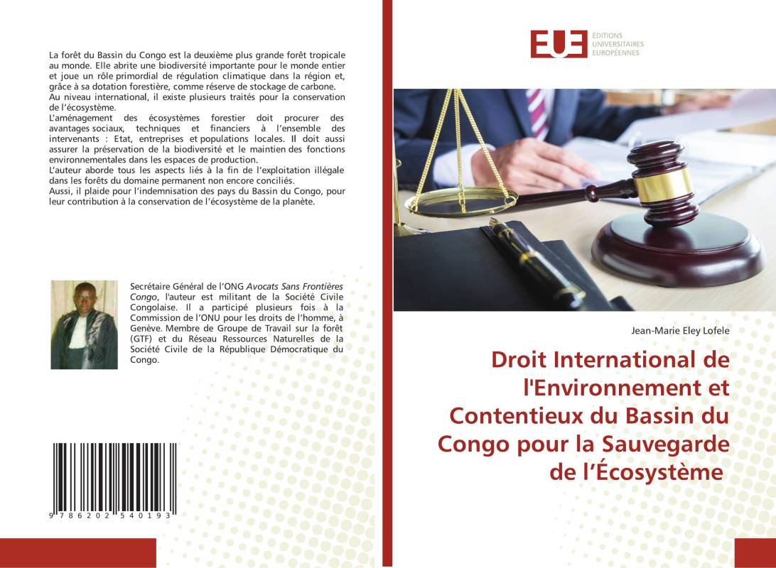 Droit International de l'Environnement et Contentieux du Bassin du Congo pour la Sauvegarde de l’Écosystème