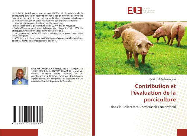 Contribution et l&#039;évaluation de la porciculture