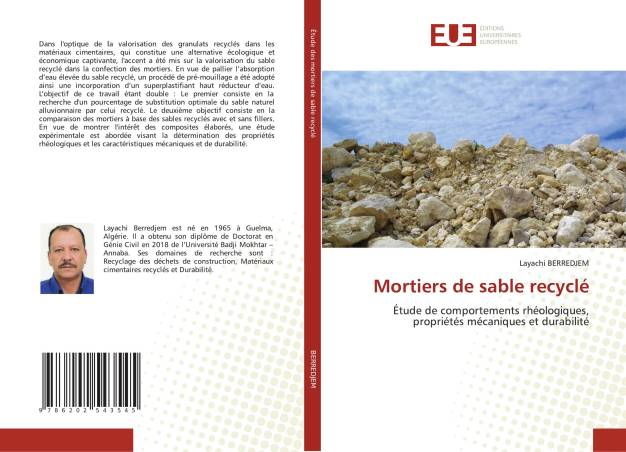 Mortiers de sable recyclé