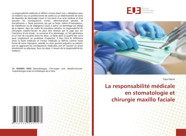 La responsabilité médicale en stomatologie et chirurgie maxillo faciale