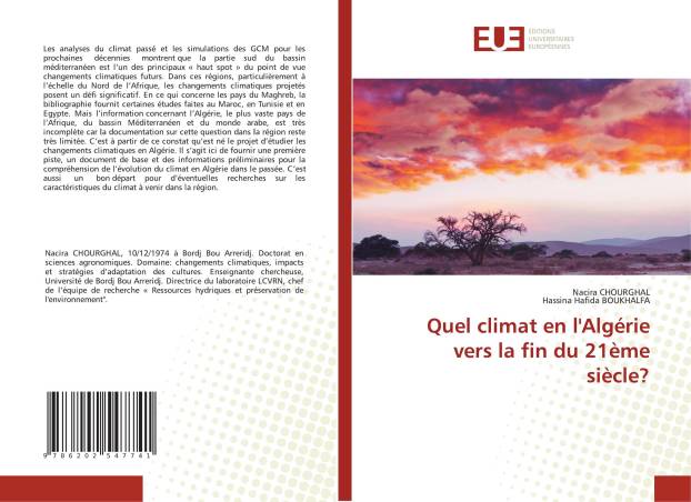 Quel climat en l&#039;Algérie vers la fin du 21ème siècle?