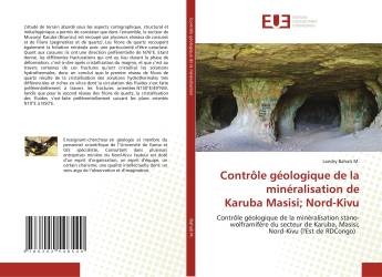 Contrôle géologique de la minéralisation de Karuba Masisi； Nord-Kivu