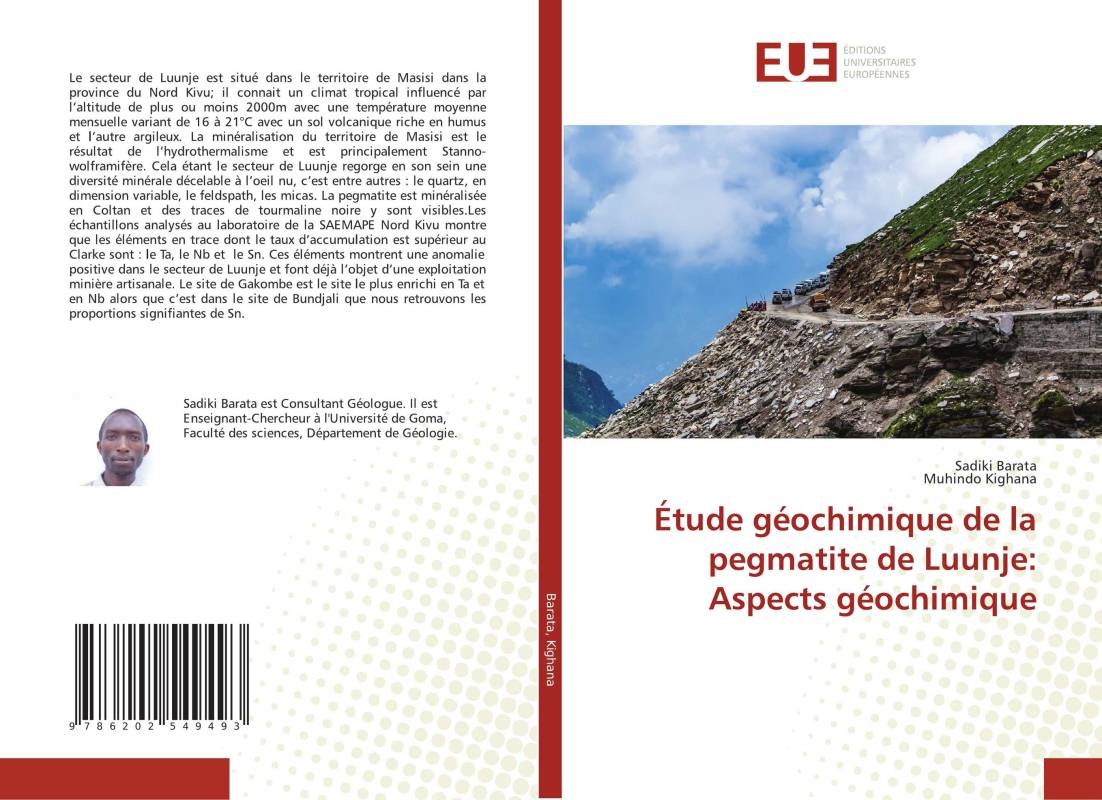 Étude géochimique de la pegmatite de Luunje: Aspects géochimique