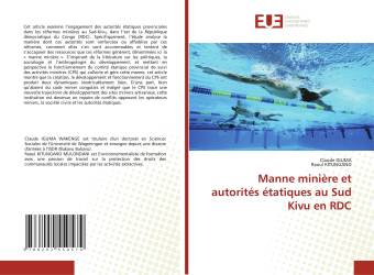 Manne minière et autorités étatiques au Sud Kivu en RDC