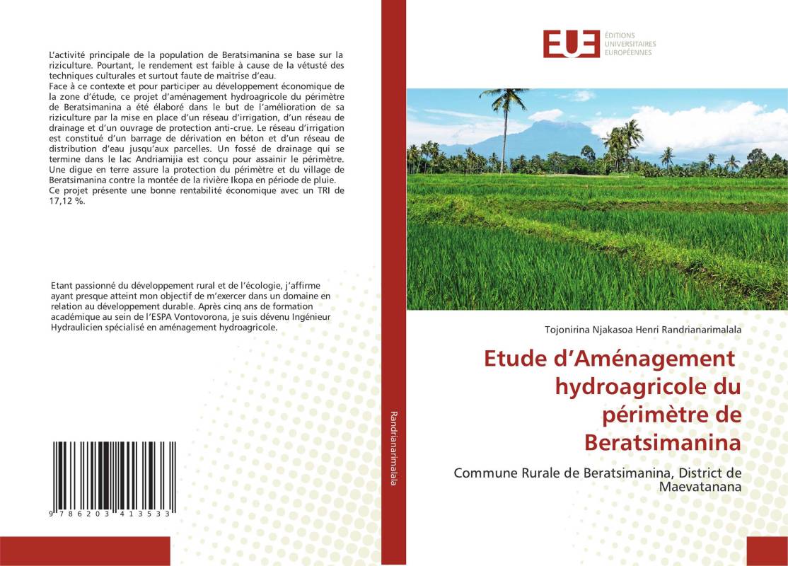 Etude d’Aménagement hydroagricole du périmètre de Beratsimanina