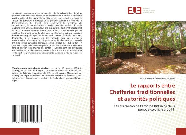 Le rapports entre Chefferies traditionnelles et autorités politiques