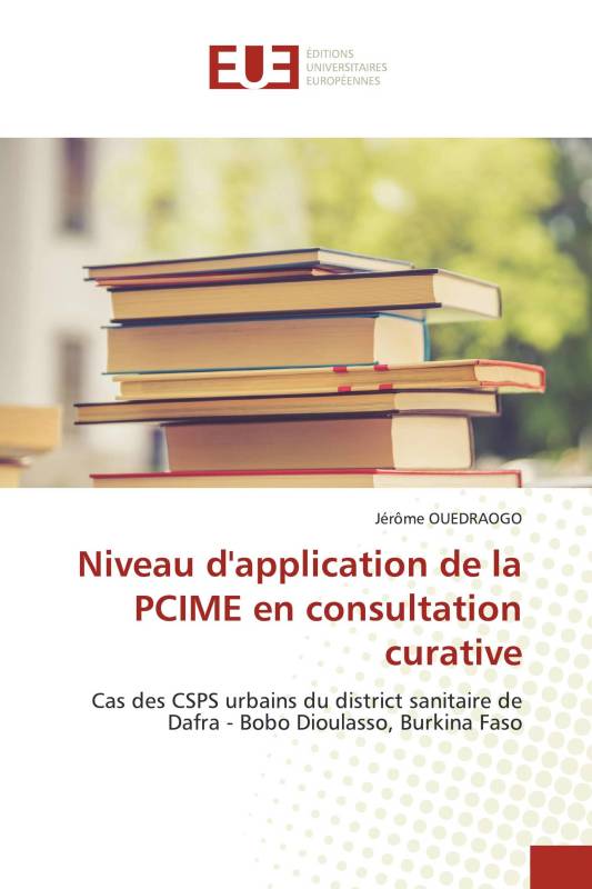 Niveau d'application de la PCIME en consultation curative