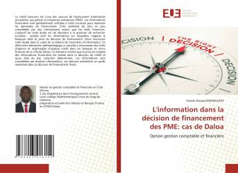 L'information dans la décision de financement des PME: cas de Daloa