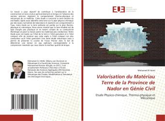 Valorisation du Matériau Terre de la Province de Nador en Génie Civil