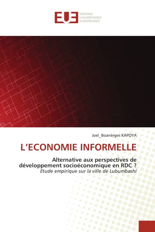 L’ECONOMIE INFORMELLE