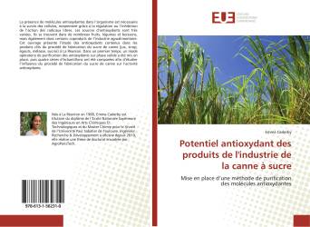 Potentiel antioxydant des produits de l'industrie de la canne à sucre