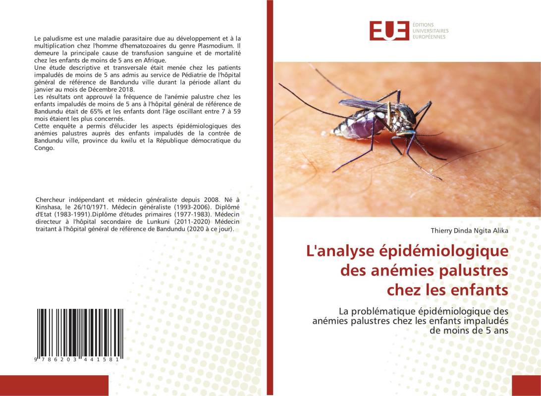 L'analyse épidémiologique des anémies palustres chez les enfants