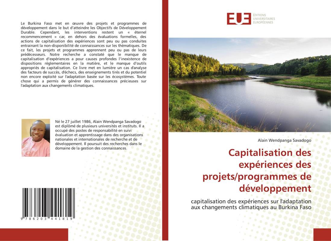 Capitalisation des expériences des projets/programmes de développement