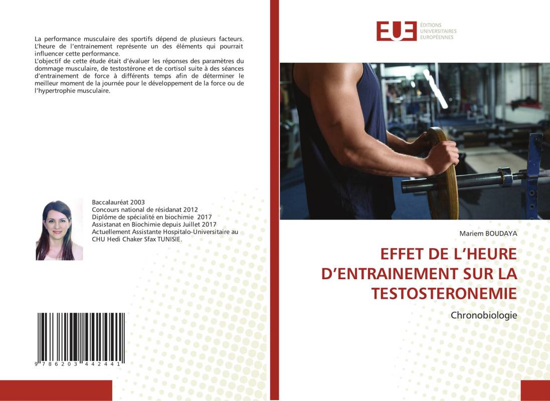 EFFET DE L’HEURE D’ENTRAINEMENT SUR LA TESTOSTERONEMIE