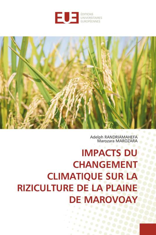 IMPACTS DU CHANGEMENT CLIMATIQUE SUR LA RIZICULTURE DE LA PLAINE DE MAROVOAY