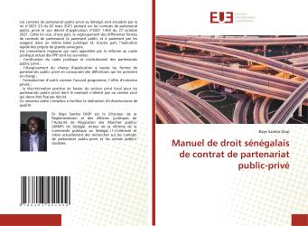 Manuel de droit sénégalais de contrat de partenariat public-privé