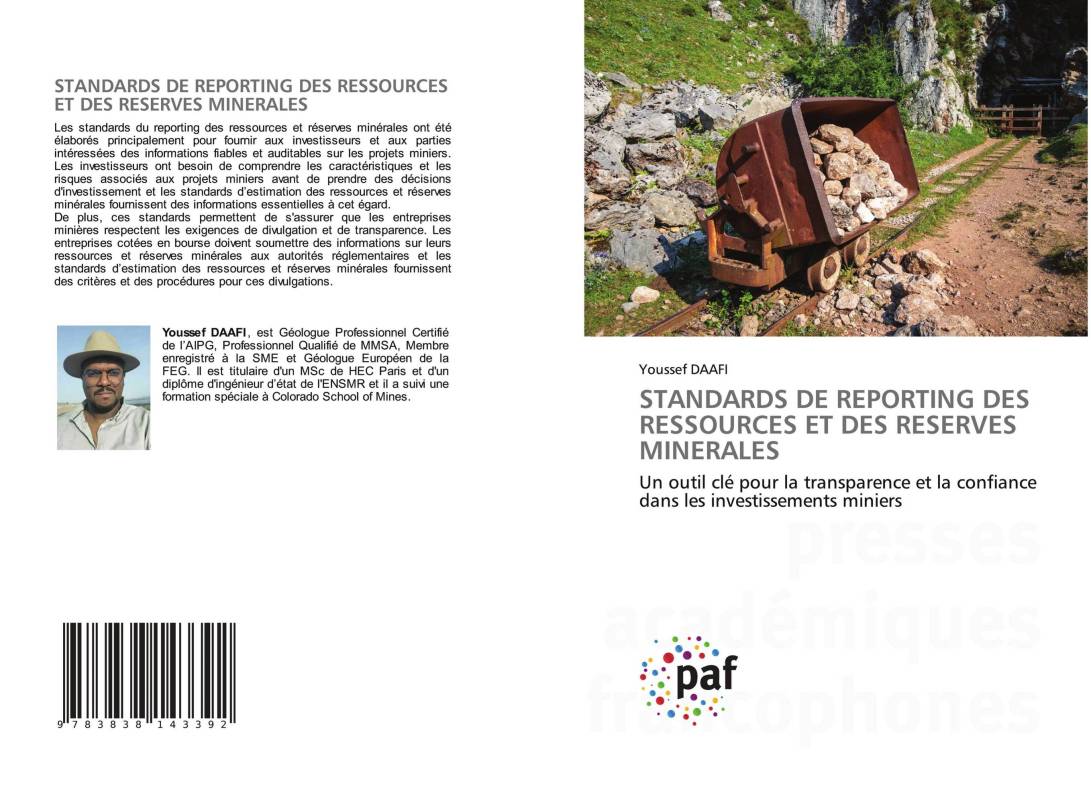 STANDARDS DE REPORTING DES RESSOURCES ET DES RESERVES MINERALES