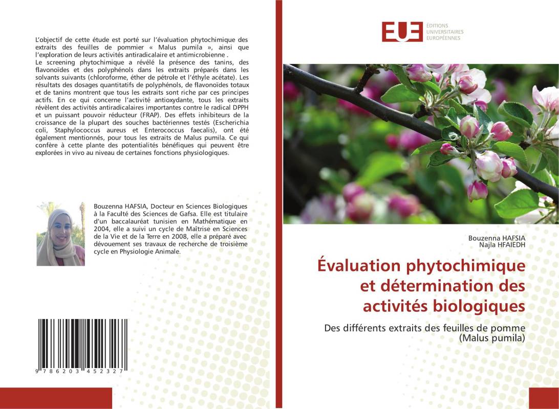 Évaluation phytochimique et détermination des activités biologiques