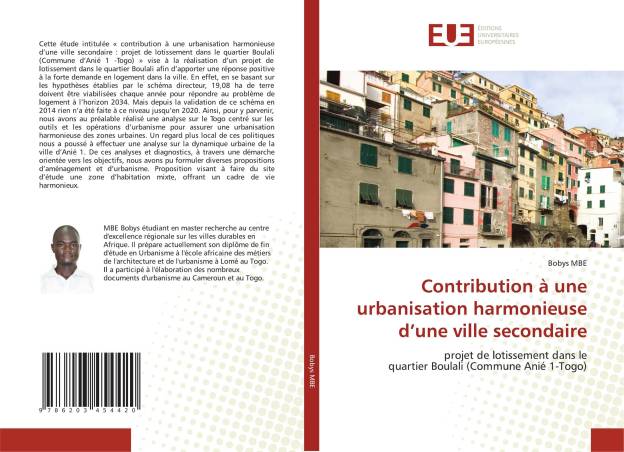 Contribution à une urbanisation harmonieuse d’une ville secondaire