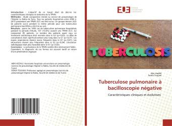 Tuberculose pulmonaire à bacilloscopie négative