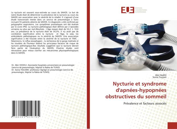 Nycturie et syndrome d&#039;apnées-hypopnées obstructives du sommeil