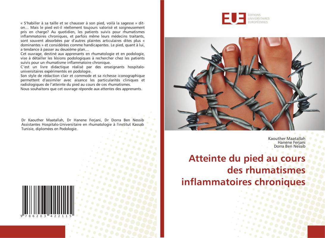 Atteinte du pied au cours des rhumatismes inflammatoires chroniques