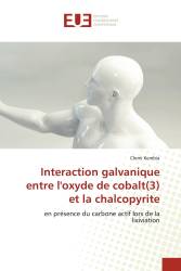 Interaction galvanique entre l'oxyde de cobalt(3) et la chalcopyrite